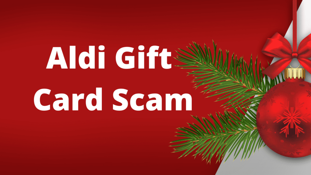 Aldi Gift Card Scam