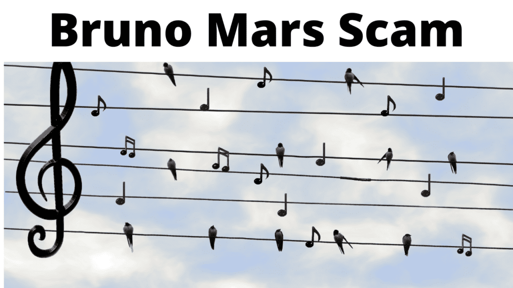 Bruno Mars Scam