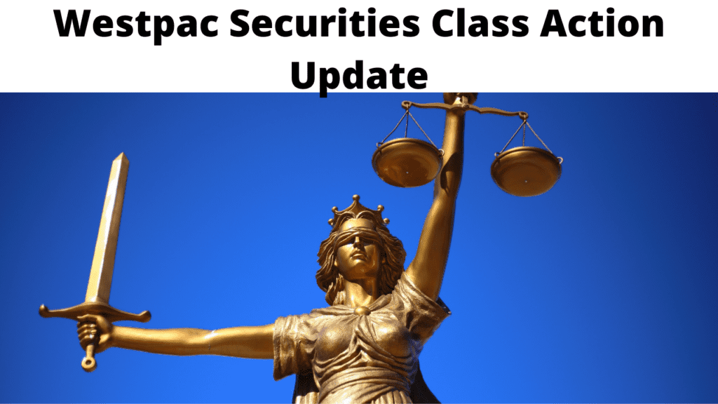 Westpac Securities Class Action Update