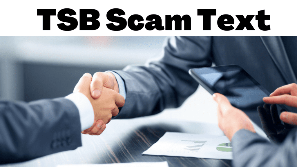 TSB Scam Text