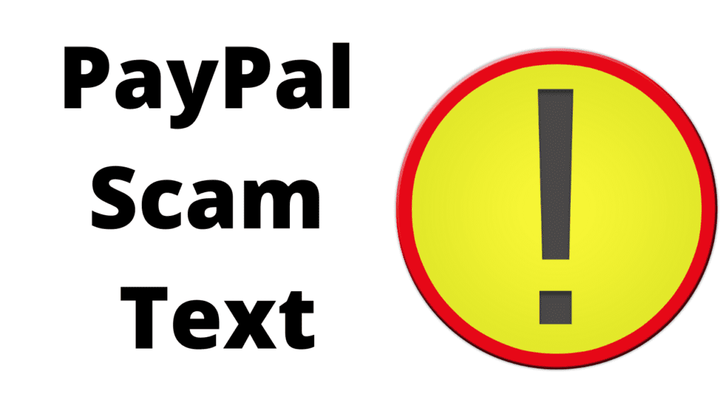 PayPal Scam Text