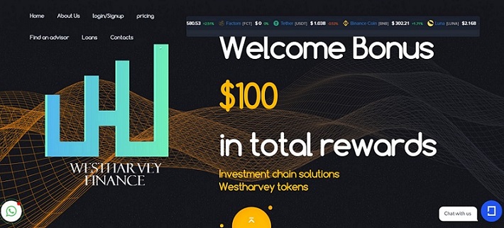 West Harvey Finance Review - Screenshot of westharveyfinance.us