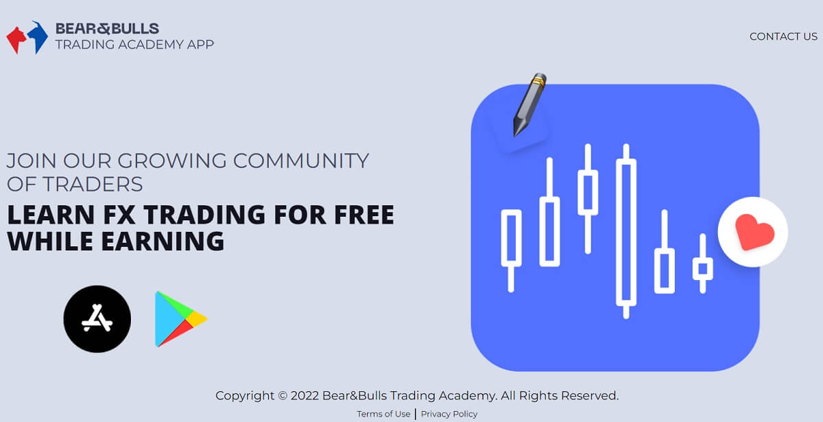 BEAR & BULLS Trading Academy App Review - Screenshot of bearandbulls.com