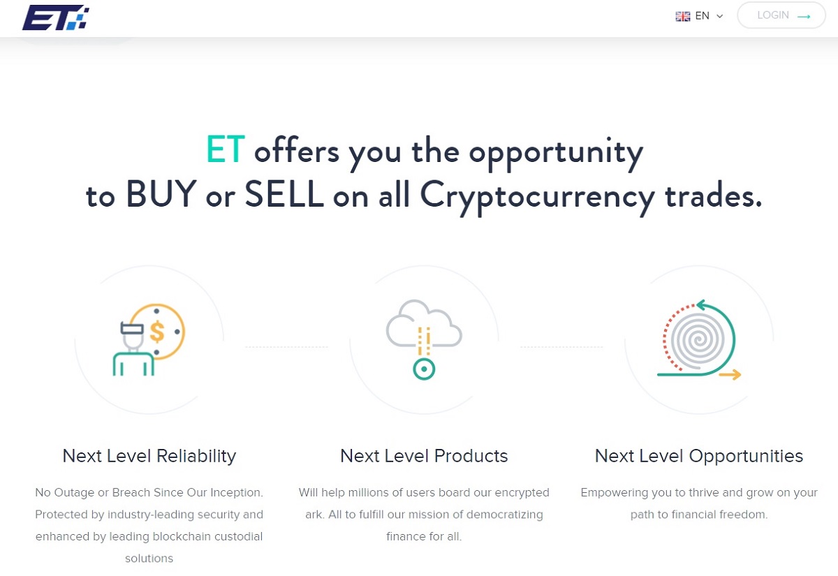 ET Trading Review - Screenshot of et16.trading