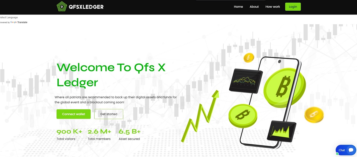 Qfs X Ledger Review - Screenshot of qfsxledger.com