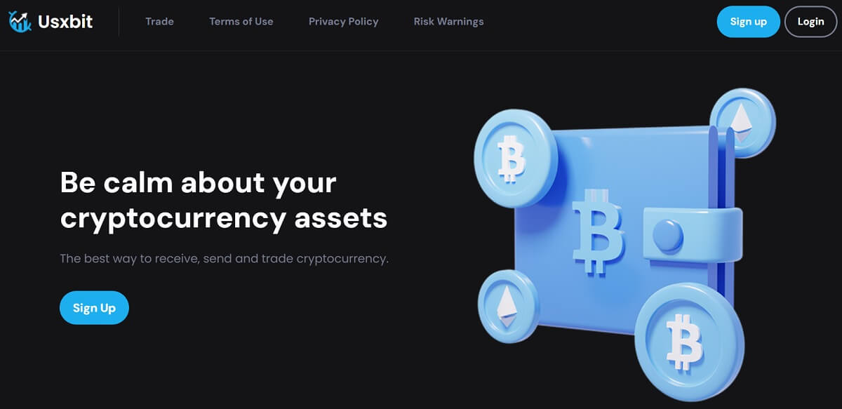 Usxbit Review - Screenshot of usxbit.com