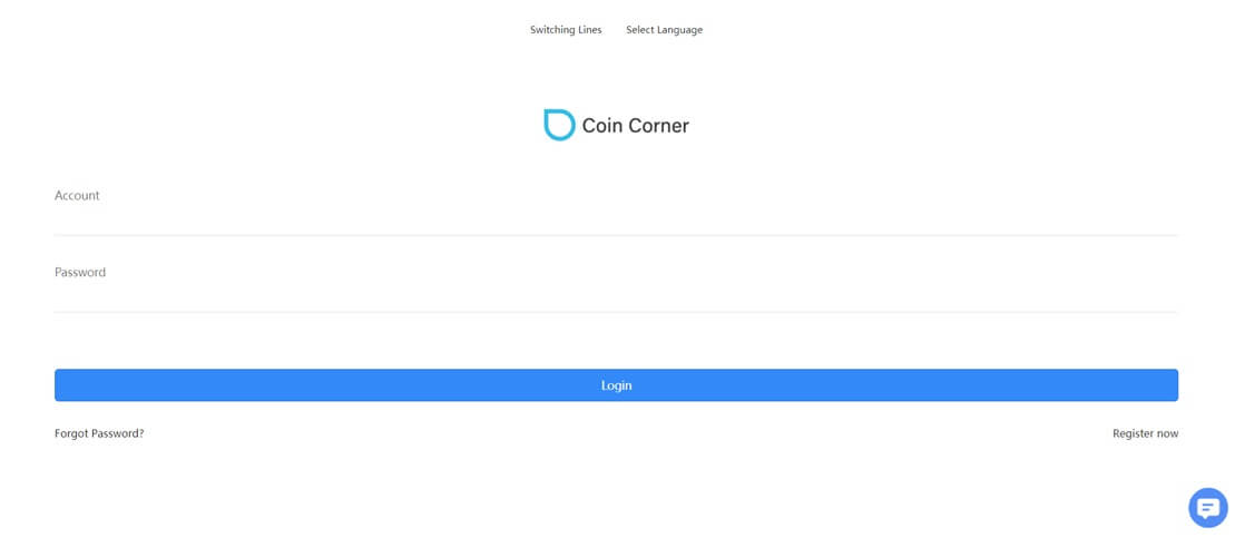 Coin Corner App Review Screenshot of ccorcoun.vip (CoinCorner)