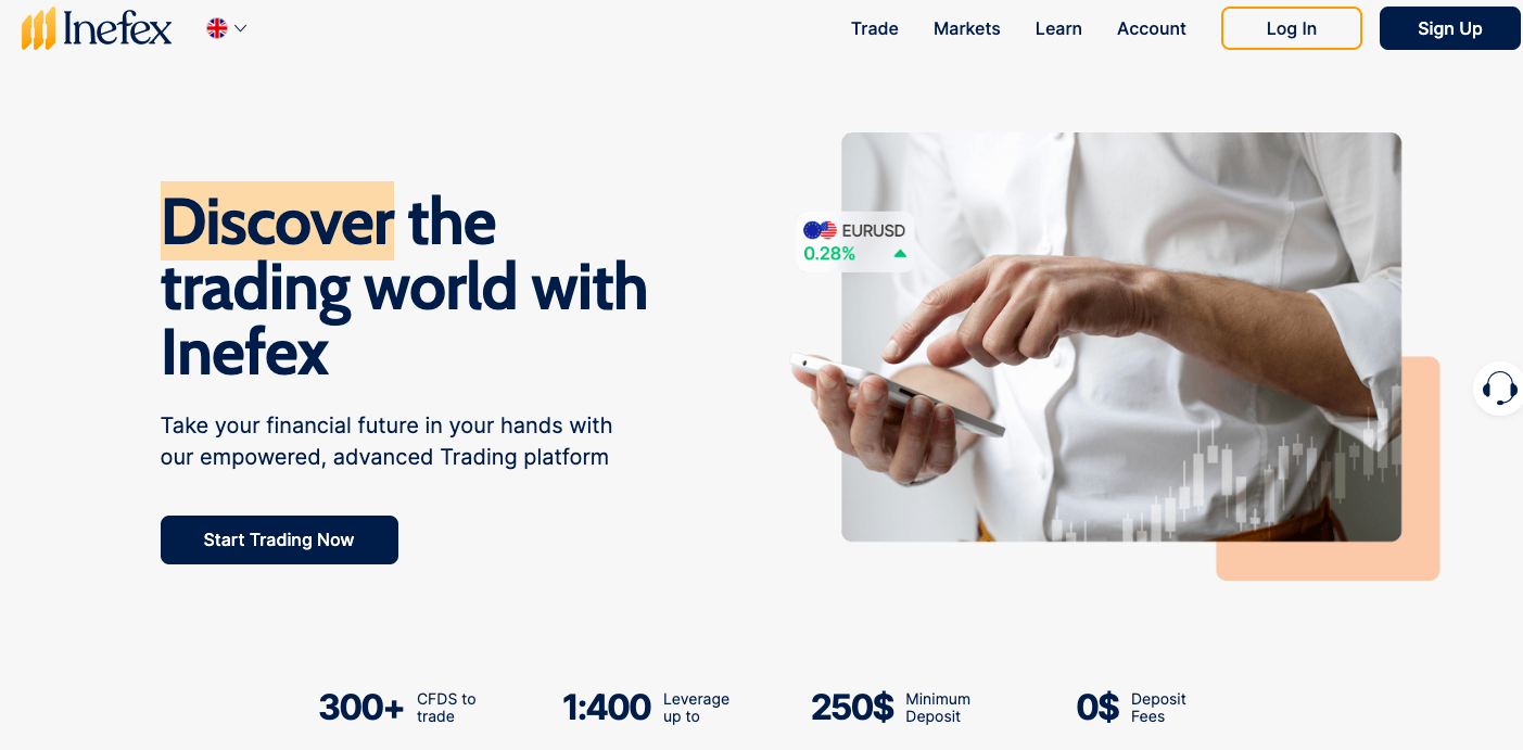 Inefex Pro Scam Warning – Trading App Promotion Mobile trading interface used by broker tied to Inefex Pro Scam concerns